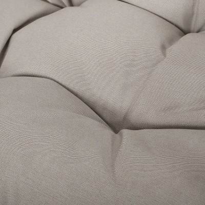 Greystone Indoor/Outdoor Wicker Hanging Chair with 8' Chain - Light Brown/Beige - Christopher Knight Home