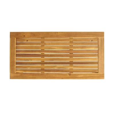 Peyton 2pc Acacia Wood Loveseat & Coffee Table Set - Christopher Knight Home