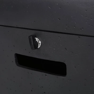 Holmwood Outdoor 40000 BTU Light Weight Concrete Square Fire Pit Dark Gray - Christopher Knight Home