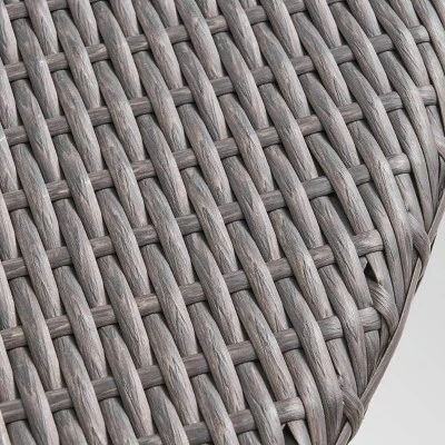 Pala 5pc Wicker Contemporary Dining Set Gray - Christopher Knight Home