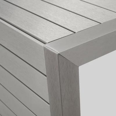 Cape Coral 3pc Aluminum Chat Set Khaki - Christopher Knight Home