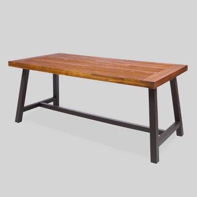 Carlisle Rectangular Acacia Wood Dining Table - Christopher Knight Home