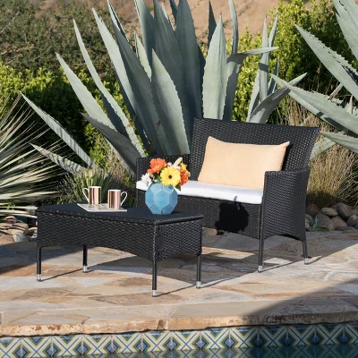 Malta 2pc Outdoor Seating Set - Christopher Knight Home