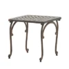 Mckinley Set Of 2 Cast Aluminum Patio End Tables - Copper - Christopher Knight Home