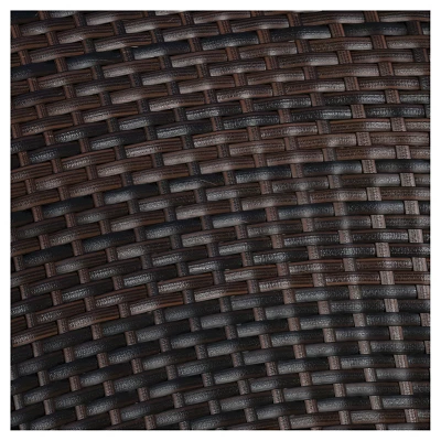 Oyster Bay Set of 4 Wicker Counterstool - Multibrown - Christopher Knight Home