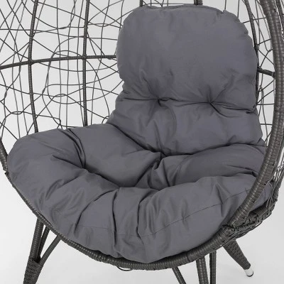 Gianni Wicker Teardrop Chair - Christopher Knight Home