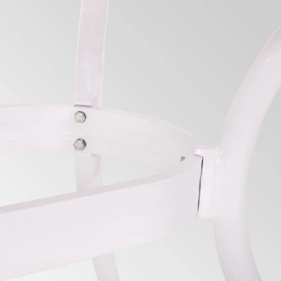 Phoenix Rectangle Aluminum Dining Table - White - Christopher Knight Home