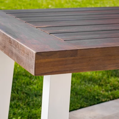 Della Rectangle Acacia Dining Table - Christopher Knight Home