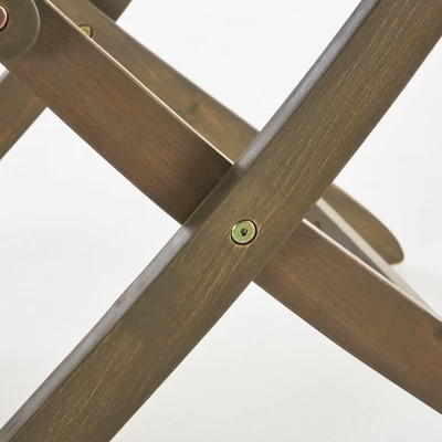 Positano 3pc Acacia Wood Foldable Bistro Set - Christopher Knight Home