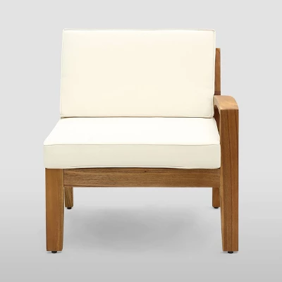 Grenada 5pc Acacia Sectional Patio Sofa Set Teak - Christopher Knight Home