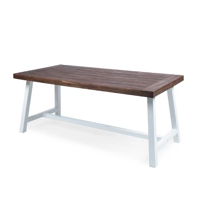 Carlisle Rectangular Acacia Wood Dining Table - Christopher Knight Home
