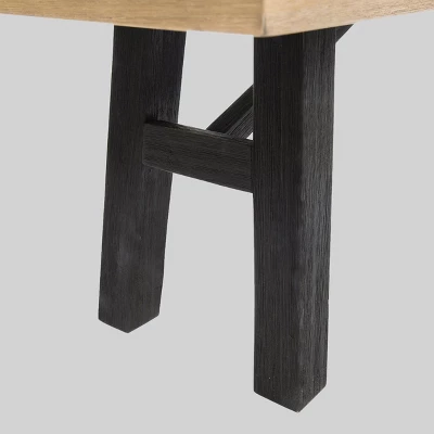 Jacks 6pc Acacia Wood & Wicker Patio Dining Set - Brown - Christopher Knight Home