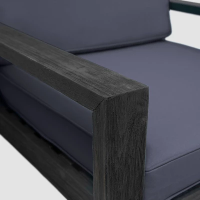 Santa Ana 2pk Acacia Wood Club Chairs - Christopher Knight Home