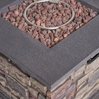 Christopher Knight Home 5pc Cordoba Wrought Iron Outdoor Patio Fire Pit Furniture Set with Club Chairs