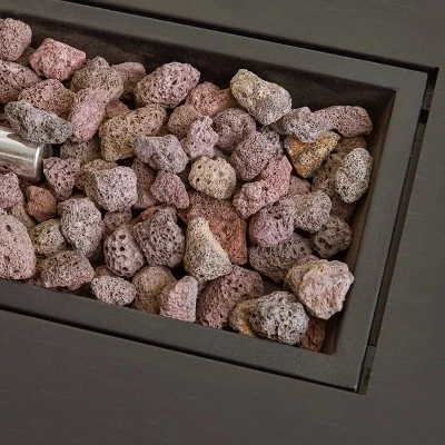 Kahala 5pc Wicker Chat Set with Fire Table - Christopher Knight Home