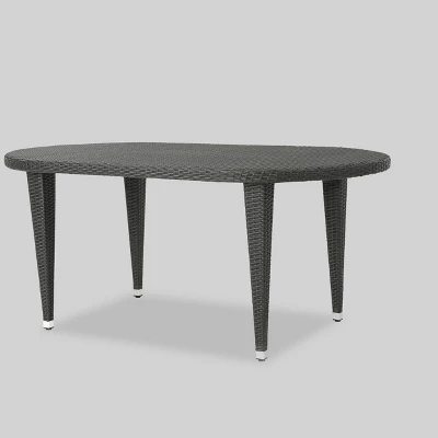 Vincent 7pc Wicker Patio Dining Set - Christopher Knight Home