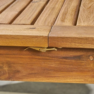 Nadia 7pc Wood & Wicker Expandable Patio Dining Set - Natural/Brown/Beige - Christopher Knight Home