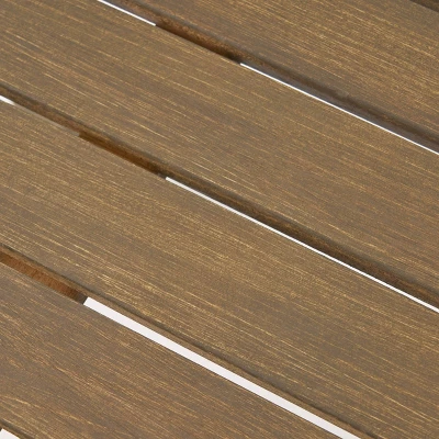 Selma Acacia Accent Table - Gray - Christopher Knight Home