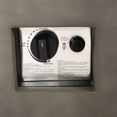 Aidan Outdoor 50000 BTU Light Weight Concrete & Ceramic Rectangular Fire Pit Light Gray - Christopher Knight Home