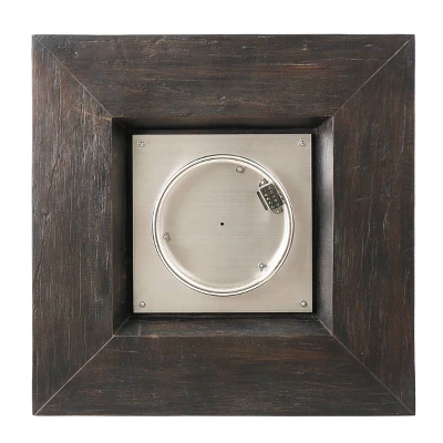 Avondale 3pc All-Weather Wicker Patio Chair Set w/ Fire Pit - Dark Brown - Christopher Knight Home