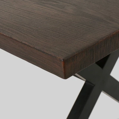 Adina 7pc Aluminum & Wicker Patio Dining Set - Brown - Christopher Knight Home