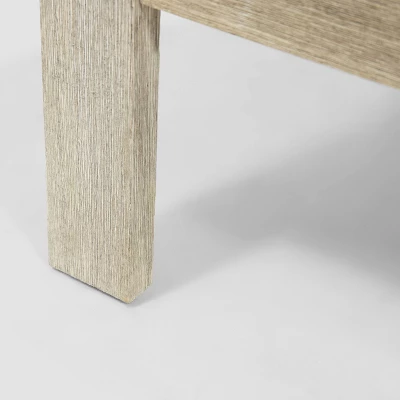 Santa Ana 2pk Acacia Club Accent Chairs Brushed Light Gray - Christopher Knight Home