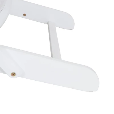 2pk Bellwood Outdoor Acacia Wood Folding Adirondack Chairs White - Christopher Knight Home