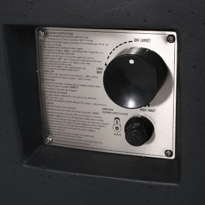 Holmwood Outdoor 40000 BTU Light Weight Concrete Square Fire Pit Dark Gray - Christopher Knight Home