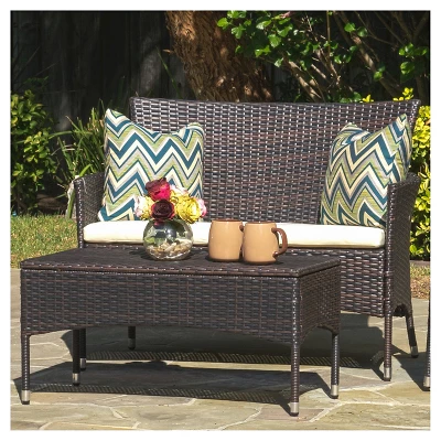 Malta 2pc Outdoor Seating Set - Christopher Knight Home