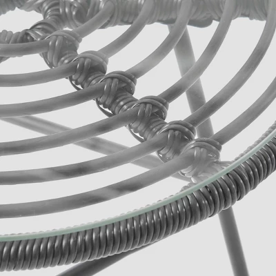 3pc Pigment Iron Modern Boho Chat Set Gray - Christopher Knight Home