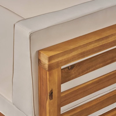 Oana Acacia Wood Club Chair - Christopher Knight Home