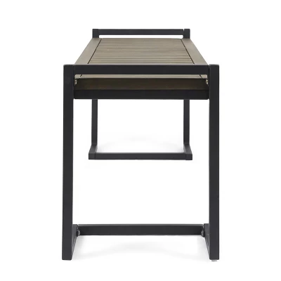 Hopkins Acacia & Iron Bench - Christopher Knight Home