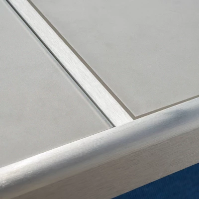 Cape Coral 7pc Aluminum & Wicker Glass Outdoor Patio Dining Set - Silver/Gray - Christopher Knight Home