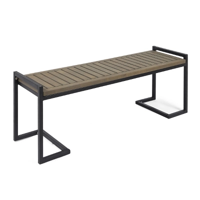 Hopkins Acacia & Iron Bench - Christopher Knight Home
