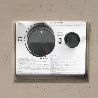 Aidan Outdoor 40000 BTU Light Weight Concrete Rectangular Fire Pit Light Gray - Christopher Knight Home