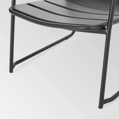 Cowan 3pc Iron Modern Chat Set - Christopher Knight Home