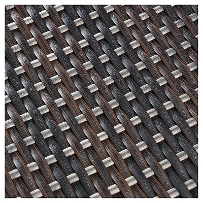 Corsica Rectangle Wicker Dining Table - Multi Brown - Christopher Knight Home