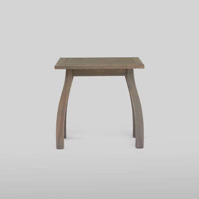 Champlain 3pc Acacia Wood Rocking Chairs Set - Gray/Dark Gray - Christopher Knight Home