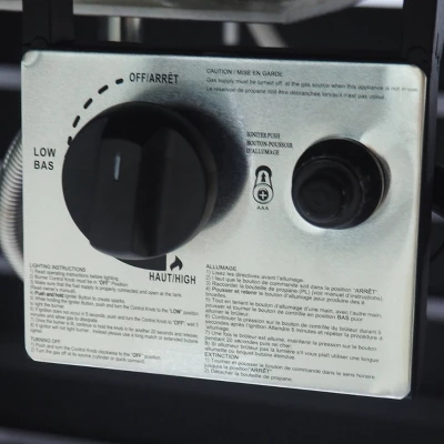 Rene Square 39.25" Iron Gas Fire Pit Matte Black - Christopher Knight Home