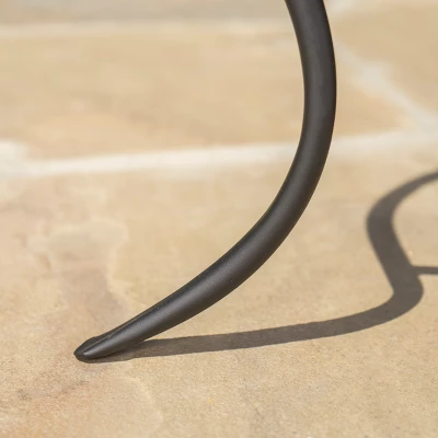 Han Ceramic Tile Side Table - Blue/White - Christopher Knight Home