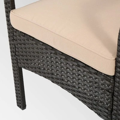 Cordoba 8pc Wicker Chat Set - Brown/Tan - Christopher Knight Home