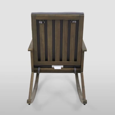 Gus 2pk Acacia Wood Rocking Chair - Christopher Knight Home