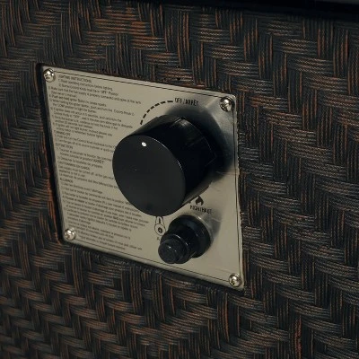 Meyer Outdoor 50000 BTU Light Weight Concrete Rectangular Fire Pit Brown - Christopher Knight Home