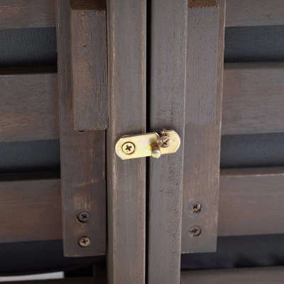 Oana 6pc Acacia Wood Patio Sectional Seating Set - Christopher Knight Home