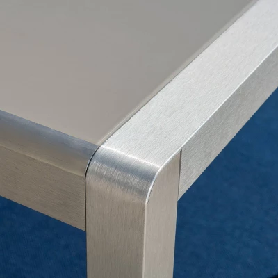 Cape Coral 7pc Aluminum & Wicker Glass Outdoor Patio Dining Set - Silver/Gray - Christopher Knight Home