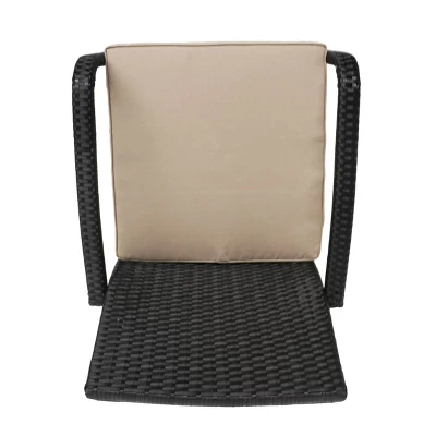 Christopher Knight Home Cordoba 5pc Iron Outdoor Patio Fire Pit Furniture Set