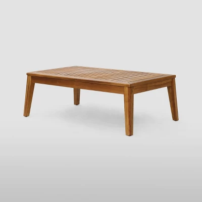 Grenada 5pc Acacia Sectional Patio Sofa Set Teak - Christopher Knight Home