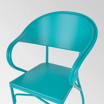 Palm Desert 3pc Iron Modern Bistro Set - Christopher Knight Home