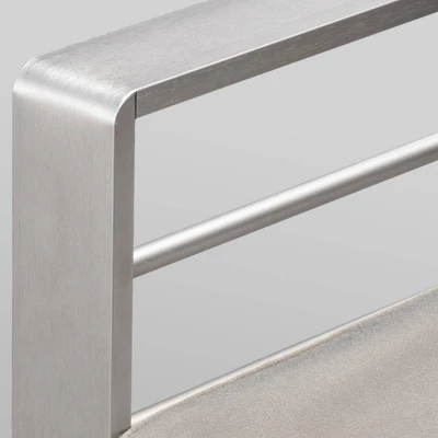 Cape Coral 3pc Aluminum Chat Set Khaki - Christopher Knight Home