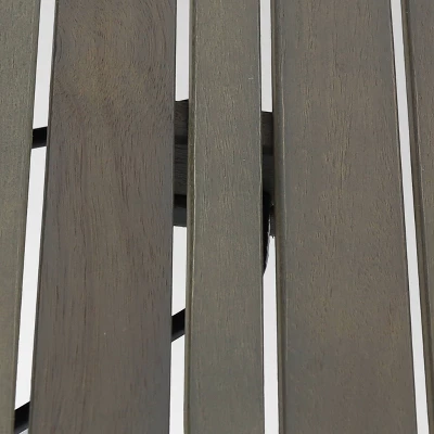 Kyoto Acacia Wood Folding Side Table - Gray - Christopher Knight Home